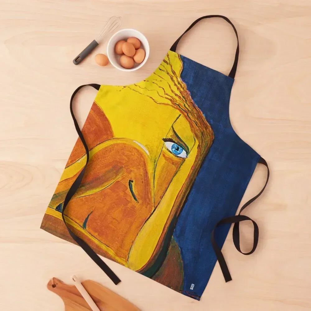 

Woman's thoughts Apron Woman Work men's barbecue professional kitchen For Women Apron