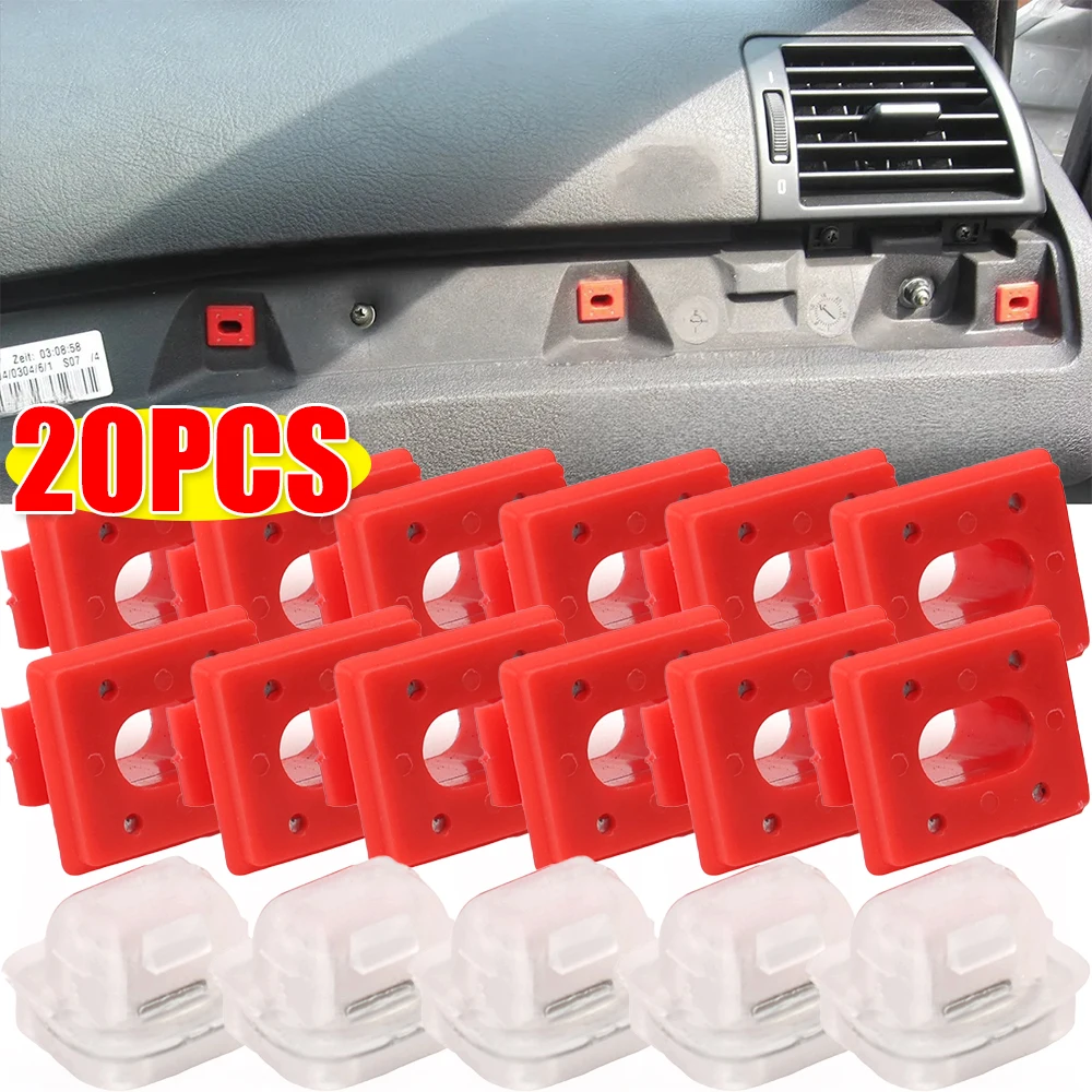 20/10/5pcs Car Door Moulding Clips for BMW Series E46 E90 E91 Auto Interior Dash Trim Clamps Kit Replacement for BMW Clips