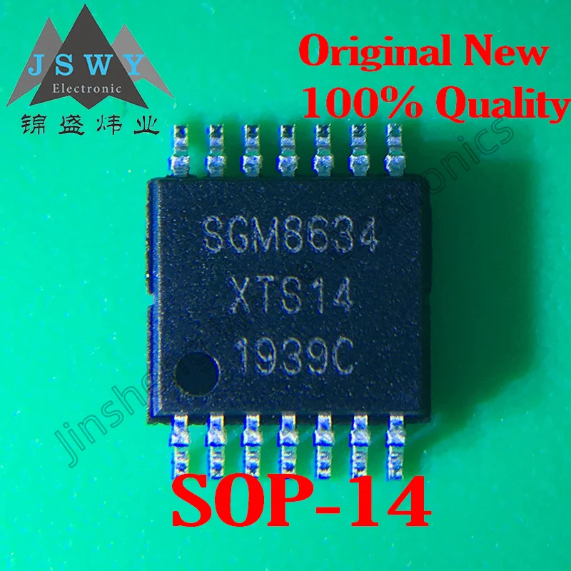 

(10-50PCS) SGM8634XTS14 Original 100% TSSOP-14 High Performance Four Channel Operational Amplifier Chip In Stock Fast Delivery