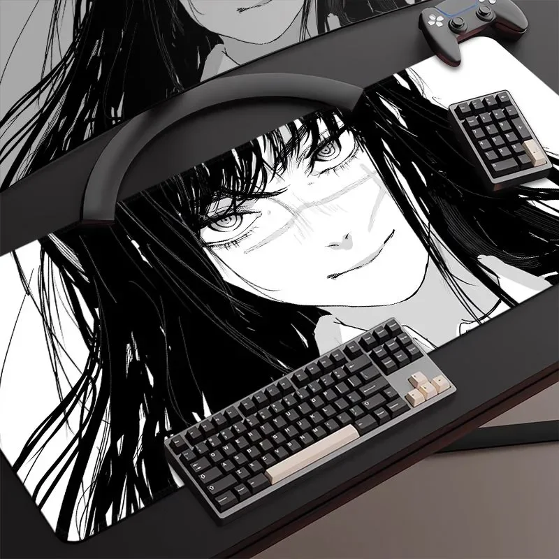 Chainsaw Man Machima Cartoon Trendy Large Mouse Pad Creative Art Design PC Esports Computer Desk Mat Gaming Keyboard Mousepad