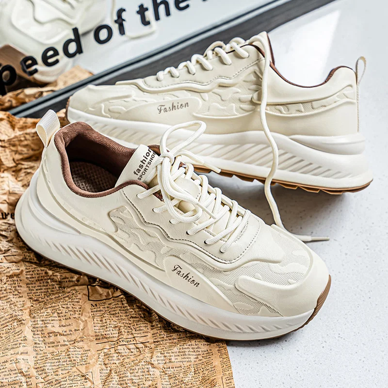 

Autumn Men's Casual Sneakers Fashion Comfortable Versatile Running Shoes Designer Men Soft Sole Platform Shoes Кроссовки Мужские