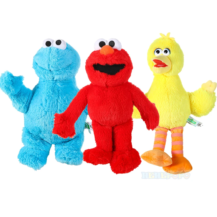 엘모, 쿠키 몬스터, 빅 버드, 커밋 더 프로그 등 귀여운 세서미 스트리트 봉제 인형은 모든 연령대에 적합한 사랑스러운 선택입니다.