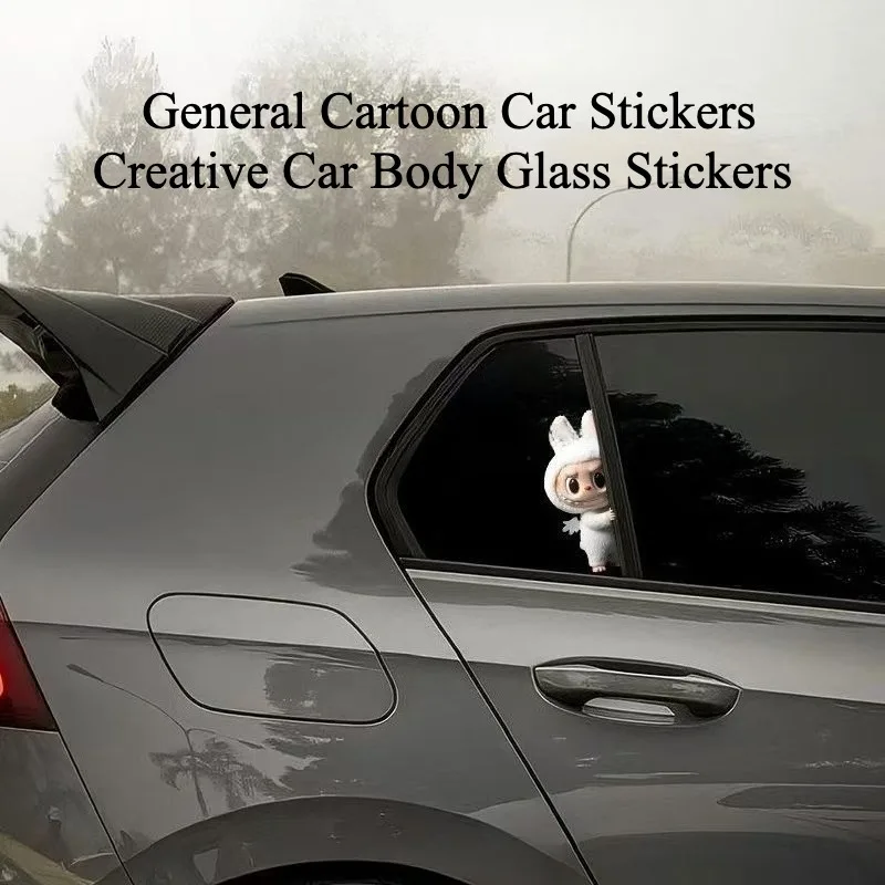 

For Leapmotor Zeekr General Cartoon Car Stickers Creative Car Body Glass Stickers Car Exterior Decoration Modify Accessories
