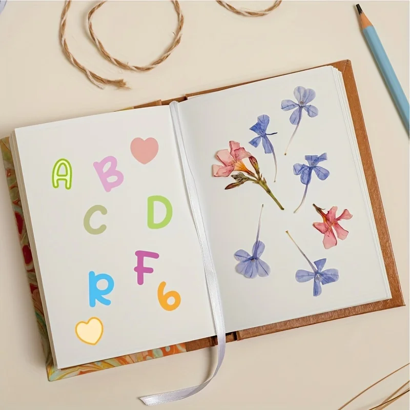 15sheets Colored Educational Alphabet Decorative Stickers For Scrapbook Label Diary Stationery Album Telephone Journal Planner