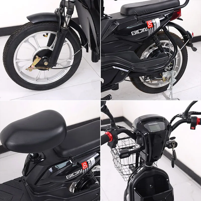 YTYIN New Electric Bike 48V Commuter Bike Standard Adult Two Wheeled Electric Bike Multi Purpose Electric Vehicle