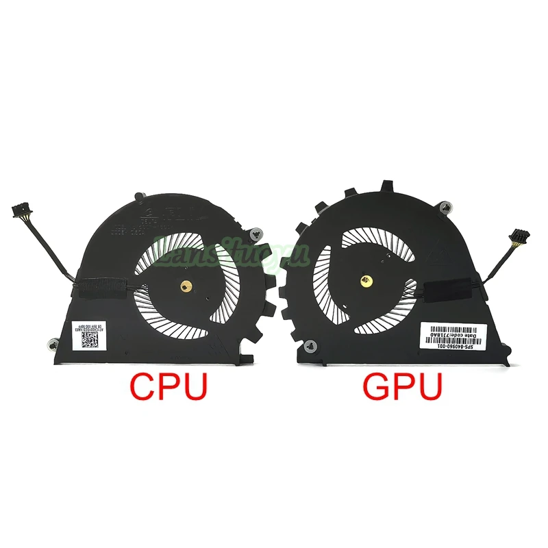 مروحة تبريد جديدة لوحدة المعالجة المركزية للكمبيوتر المحمول HP ZBook Studio 15 "G3 G4 Cooler HSTNN-C88C HSN-C02C 840960-001 922945-001
