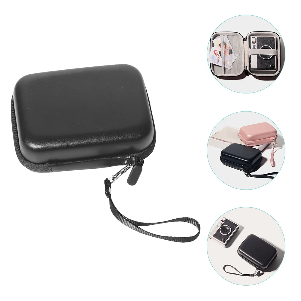 Camera Case Hard Shell Protective Bag Small Pouch Black Travel Carrying Waterproof Cameras