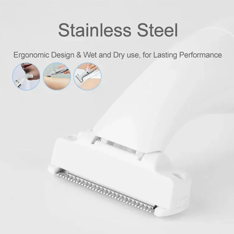 6 In 1 Intimate Area Precision Shaver, Bikini Line, Sensitive Shaving Balls, Pubic Hair Shaver Face Nose Beard Trimmer Durable