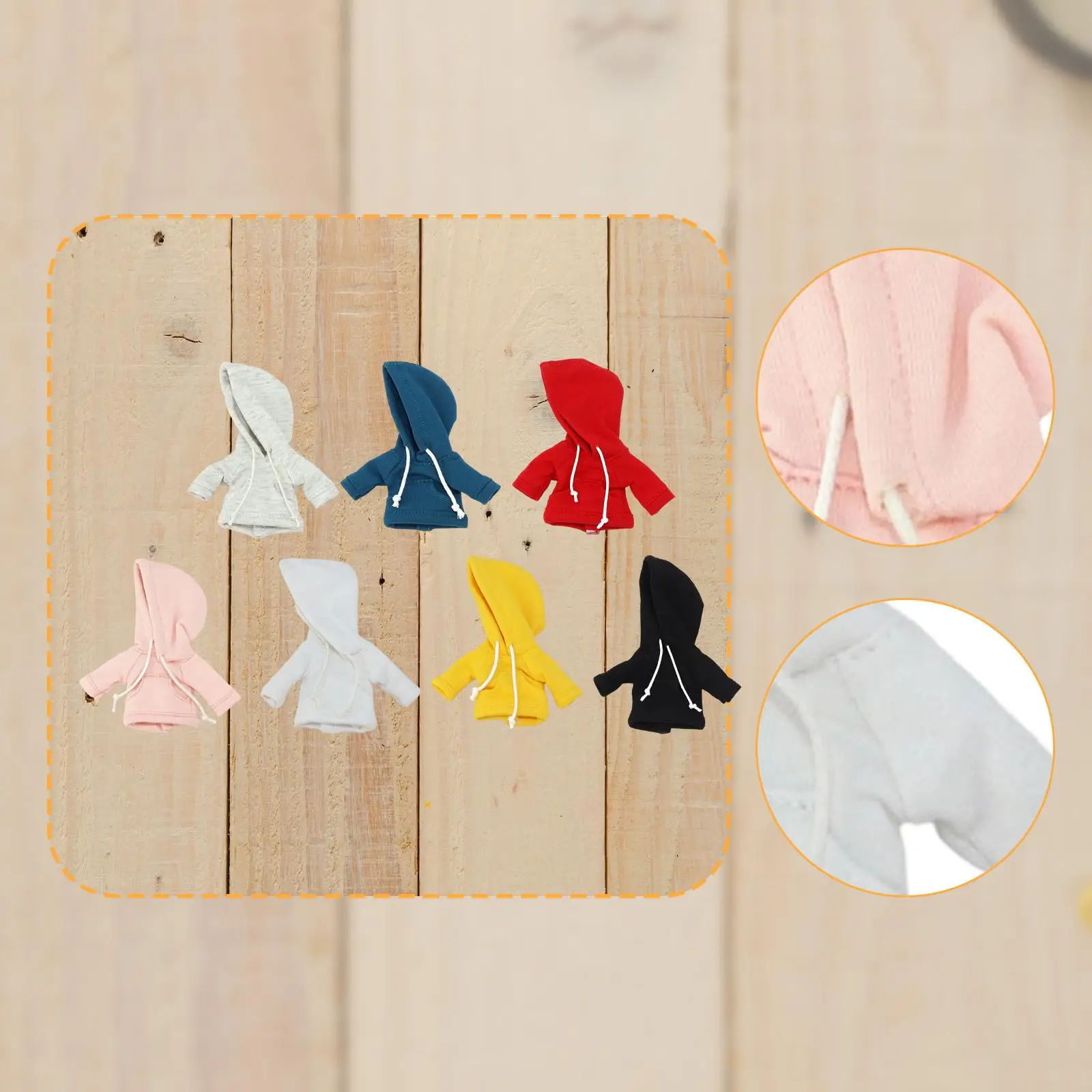 

Long Sleeve Cloth Hoodie Trendy Apparel for 1 12 Scale Action Figures Miniature Doll Clothes Outfit Accessories