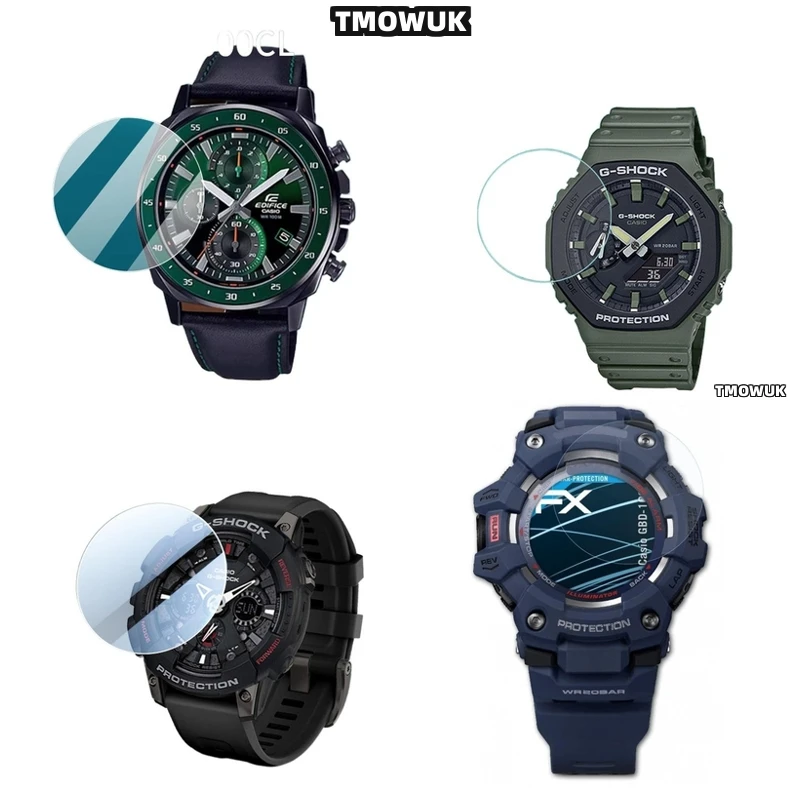 

9H Hardened HD Tempered Glass Screen Protector Film For Casio GWG - 2000 S2200 S140 EFV 540D L MDV 107 EFV 520DB GRB 100 GA 2110
