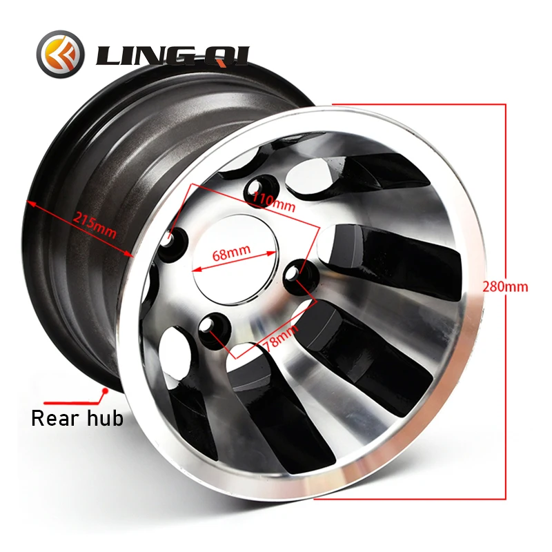 LINGQI RACING 10 Inch Aluminum Alloy Wheel Hub And Rim