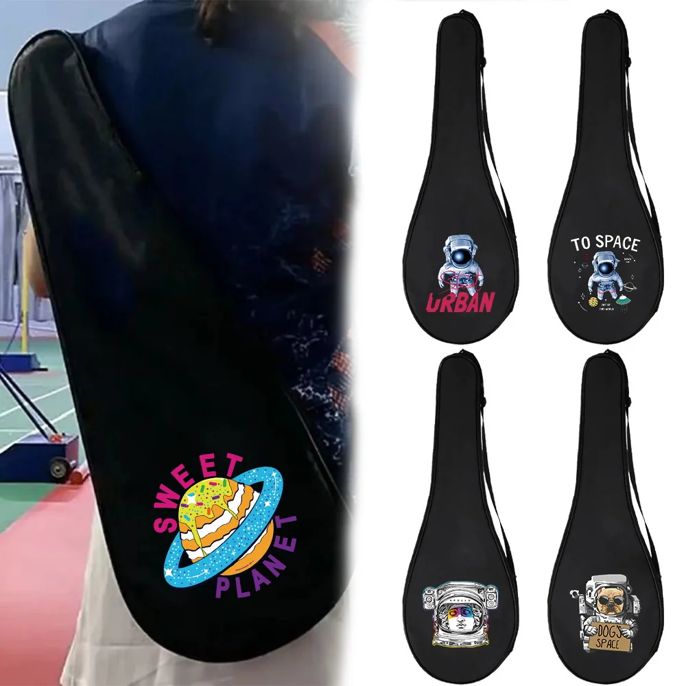 

Single Shoulder Badminton Racket Bag with Thick Thickness Large Capacity Simple Design Lightweight Travel Sports Storage Bag