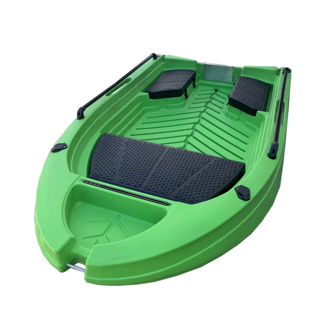 Standard kayak platform fishing hard bottom plastic thickened two person canoe motor powered boat