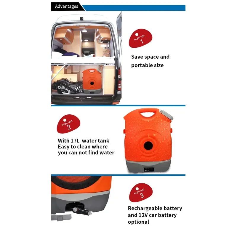 Household appliance accessories Portable household charging High pressure cleaner Car flower mirror Pet air conditioner