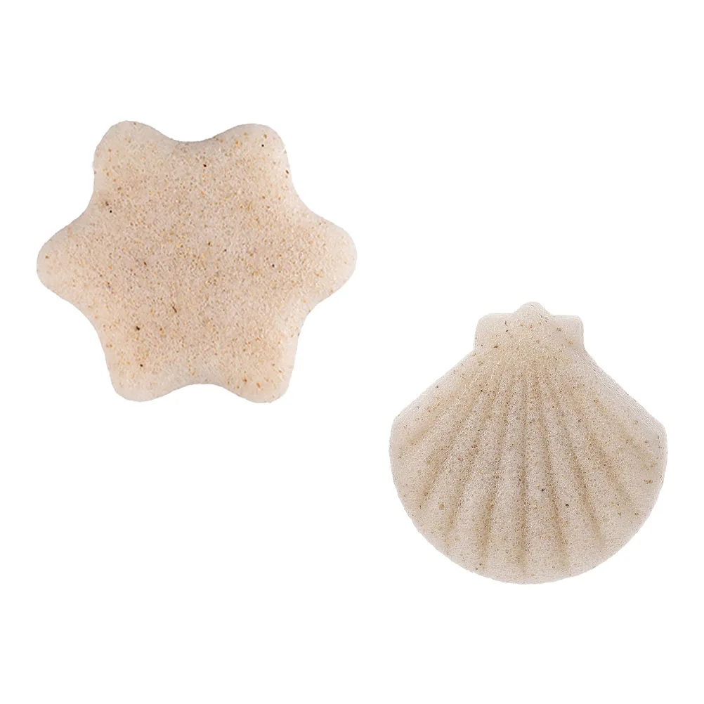 

2Pcs Sponge Foaming Cleanser Face Wash Cleaning Sponges Facial Degradable Skincare Makeup Remover Pad Gently Exfoliates