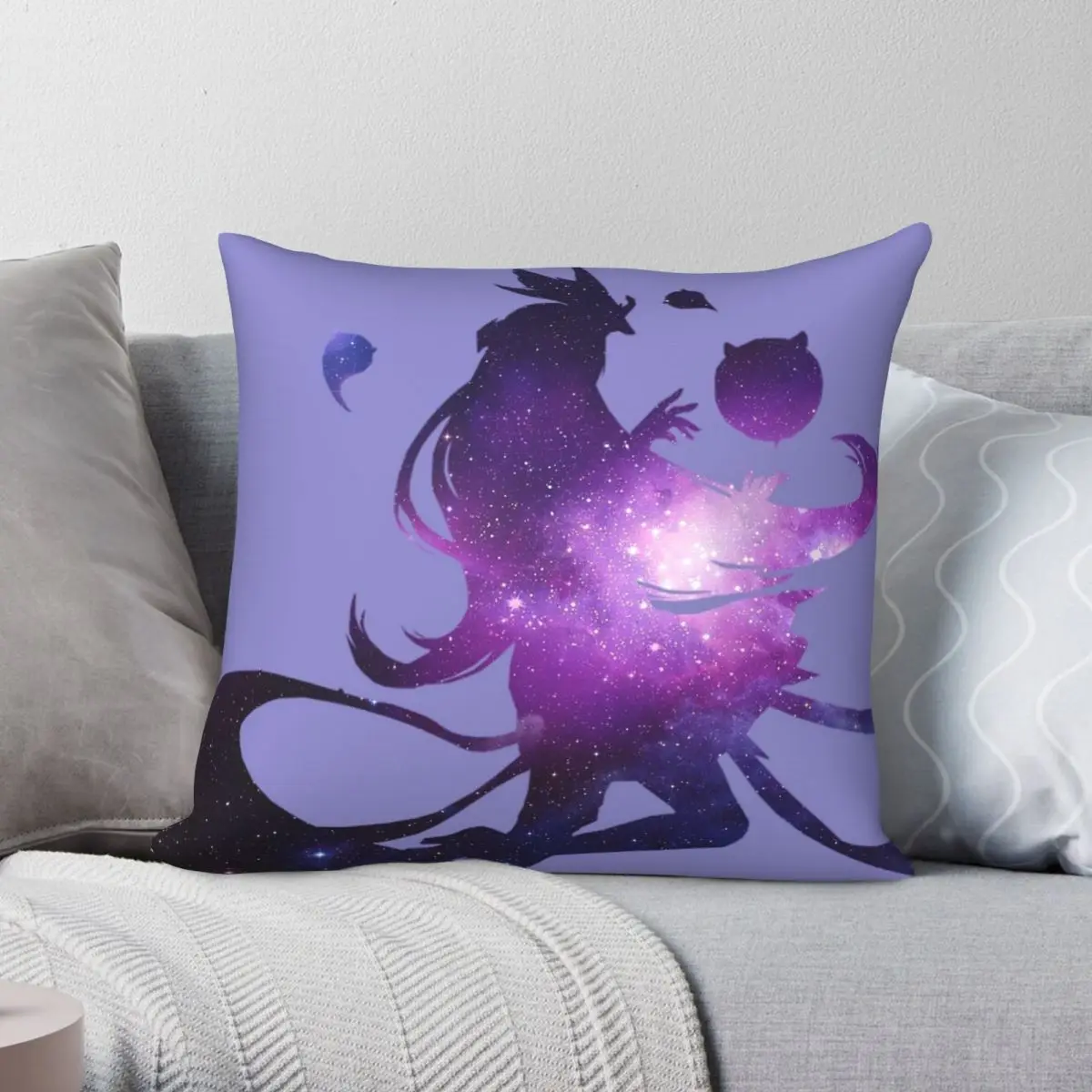 Star Guardian Syndra Square Pillowcase Polyester Linen Velvet Printed Zip Decor Throw Pillow Case Home Cushion Cover