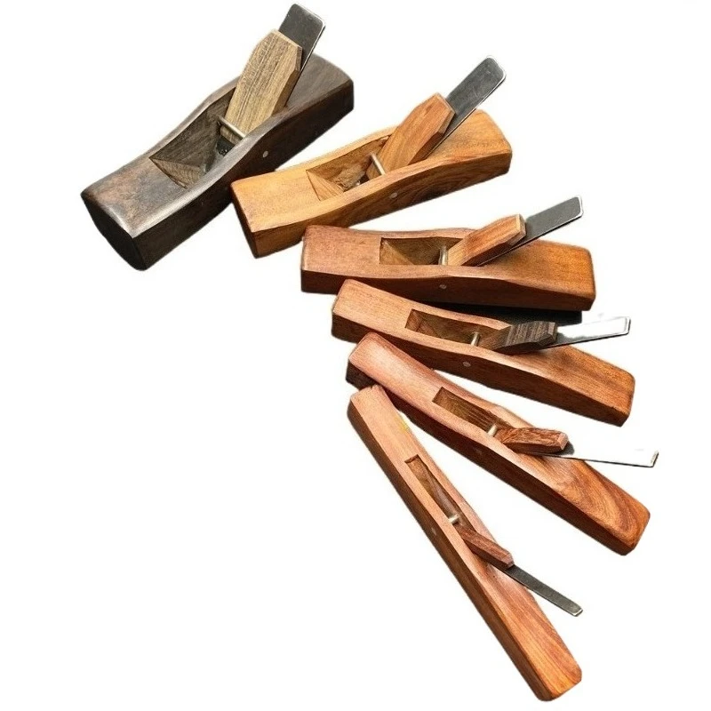 For Rosewood Concave/Convex Bottom Mini Plane 6-Piece Set Woodworking Violin Tool Round/Card/Slot Bottom Plane