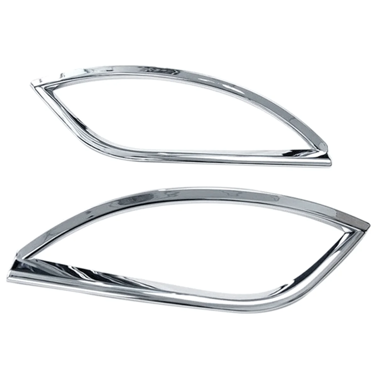 ABS Chrome Rear Fog Lights Cover Foglight Fog Lights Lamp Trim for Ix35 2010 2011 2012 2013 2014 2015