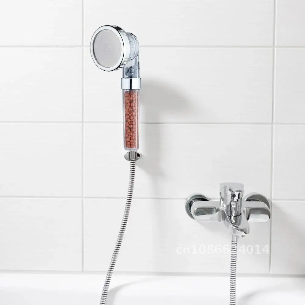 

Shower Head High Pressure Adjustable Jetting Bath Water Saving Anion Filter Bathroom SPA Nozzle Access