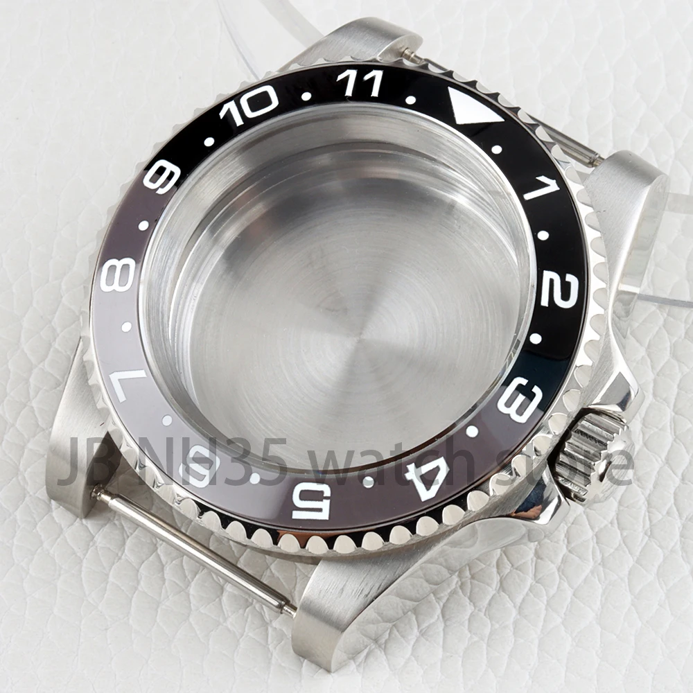 

40mm Silver NH35 Case Sapphire Glass 316L Stainless Steel for SUB GMT Yacht-Master NH34 NH35 NH36 NH38 Movement 28.5mm Dial