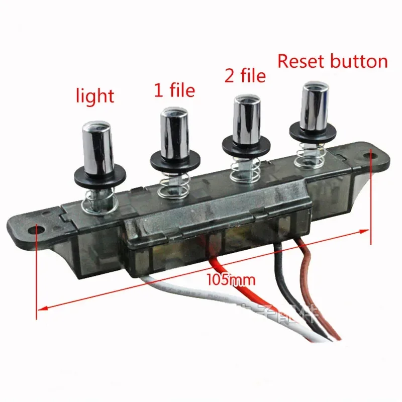 4-button range hood switch button universal accessories five-button switch control panel panel controller