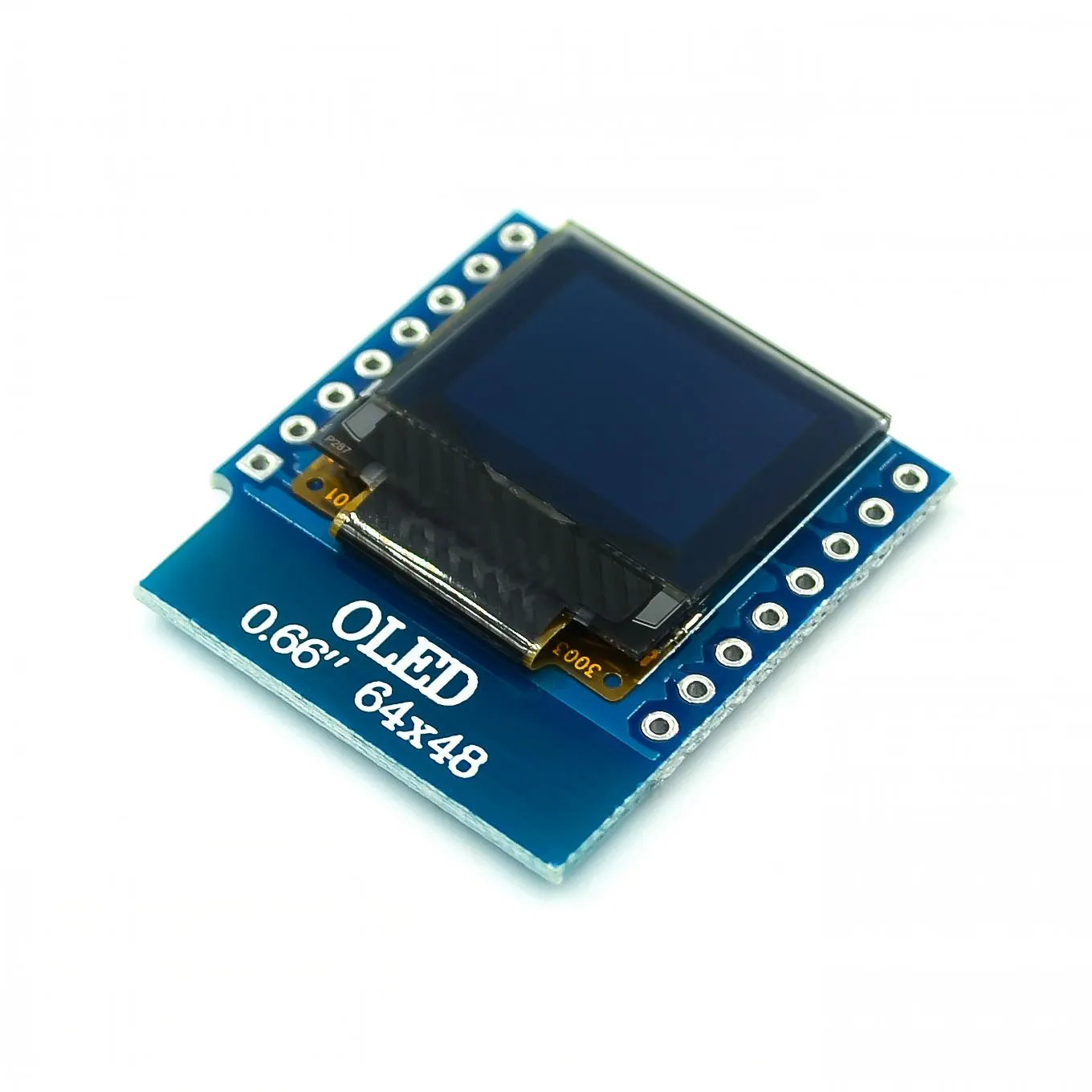 0.66 Inch Oled Display Module Voor Wemos D1 Mini Esp32 Module Arduino Avr Stm32 64X48 0.66 "Lcd-Scherm Iic I2c Oled