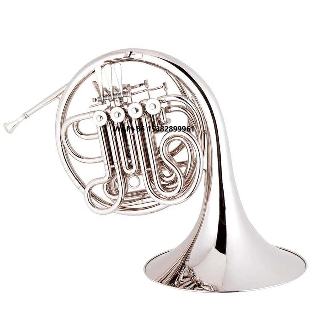 

Nickel Plated 4-key Double French Horn