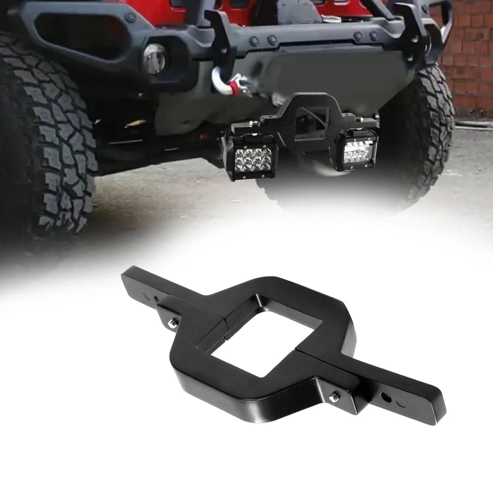 Tow Hitch Mounting Bracket Tow Hitch Receiver Direct Replace Accessories Simple Installation TY-007B Light Mounting Bracket