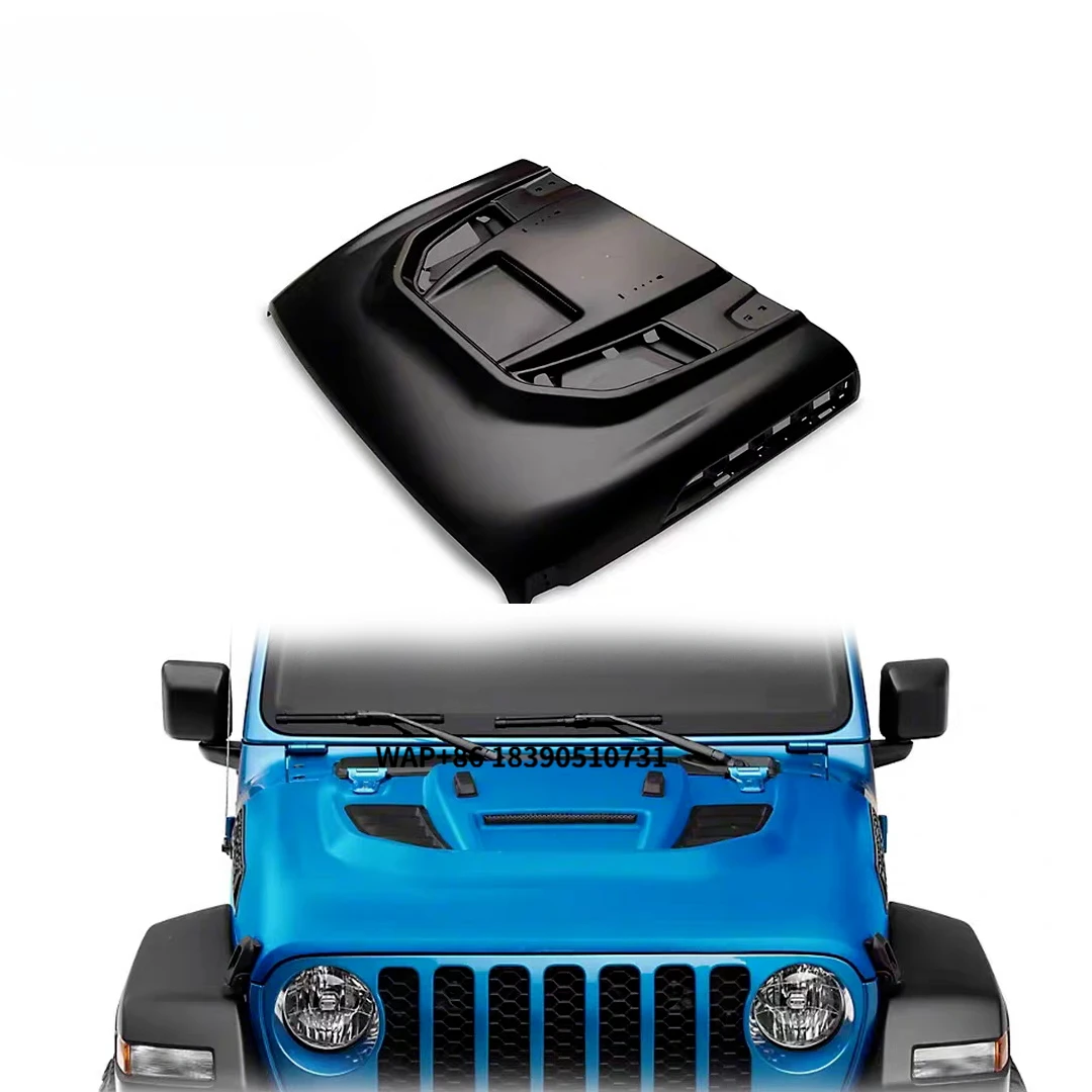 

Капот двигателя Liush из углеродистой стали для Gladiator 2018+, комплект для тюнинга кузова, аксессуар для автомобиля, набор для модернизации