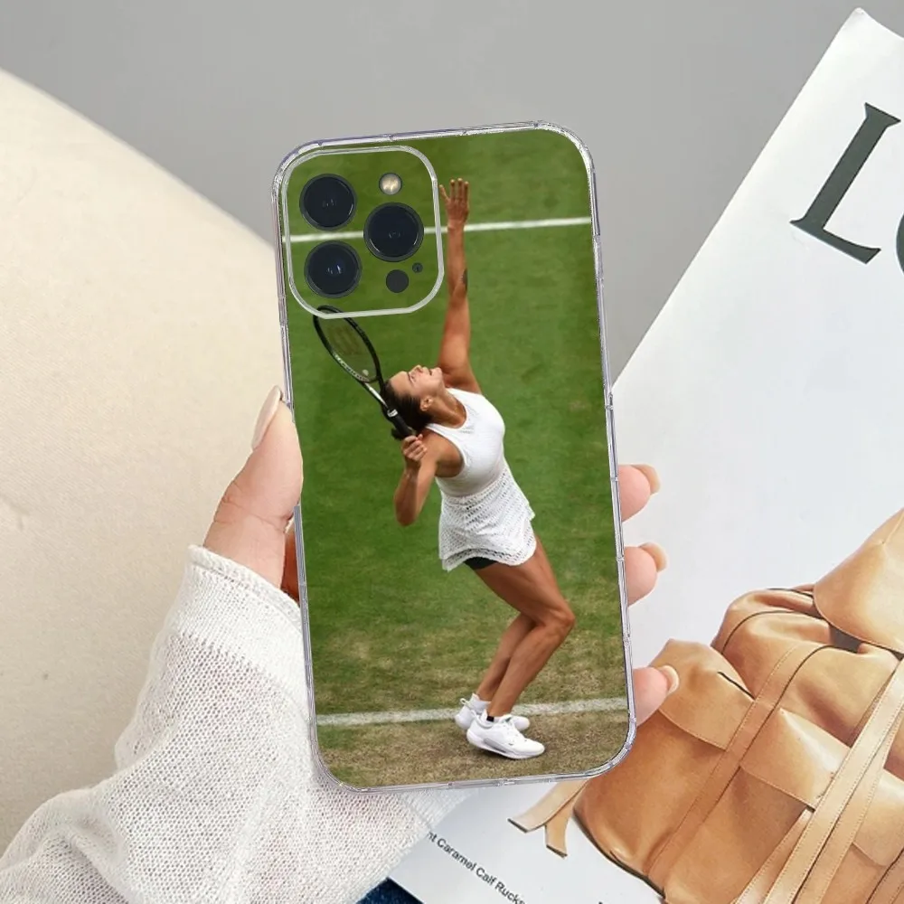 Hot Tennis Player Star A-Aryna S-Sabalenka Phone Case For iPhone15 14 13 12 11 10 9  Pro Max XS Max X XR 7 8 Plus Mini TPU mater