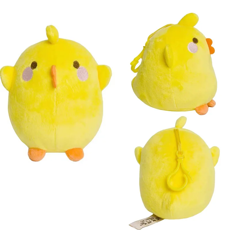 New 12cm Genuine Molang Plush Stuffed Toys Rabbit Cartoon Anime Soft Dolls Piu Piu Kawaii Keychain Pendant Baby Birthday Gifts