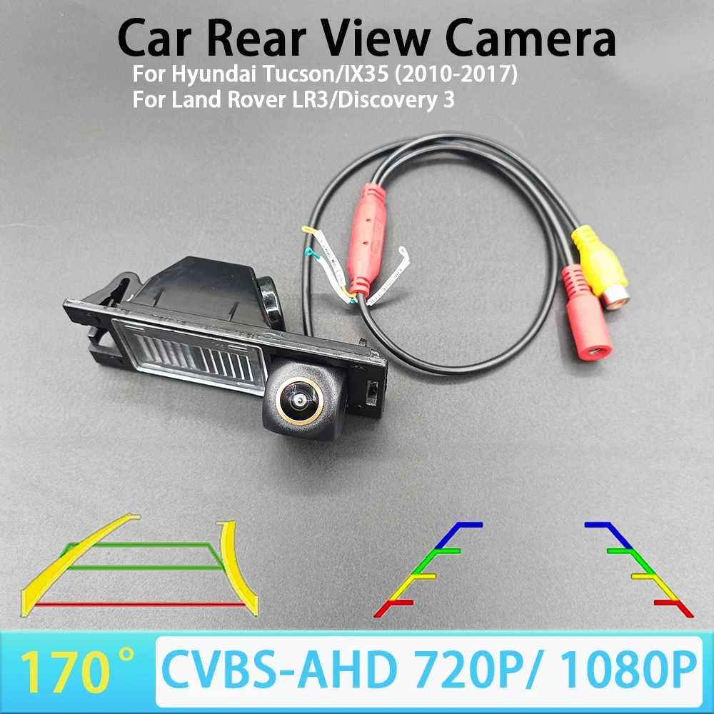 170 Grad AHD 1080P CVBS Auto-Rückfahrkamera für Hyundai Tucson/IX35 2010-2017 Land Rover LR3/Discovery3 Auto-Kennzeichnungssystem/Lineal NTSC – Detail 2
