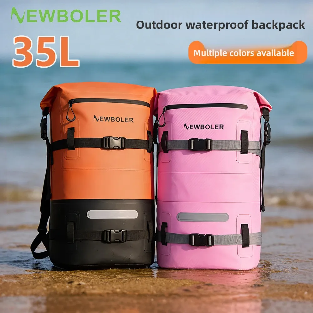 Dry Wet Separation Waterproof Backpack Summer Beach Bag for Swimming Diving Surfing Paddling Outdoor Travel