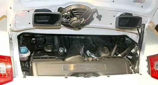 Carbon fiber intake bellows for Porsche 911 997 Carrera 4 GTS