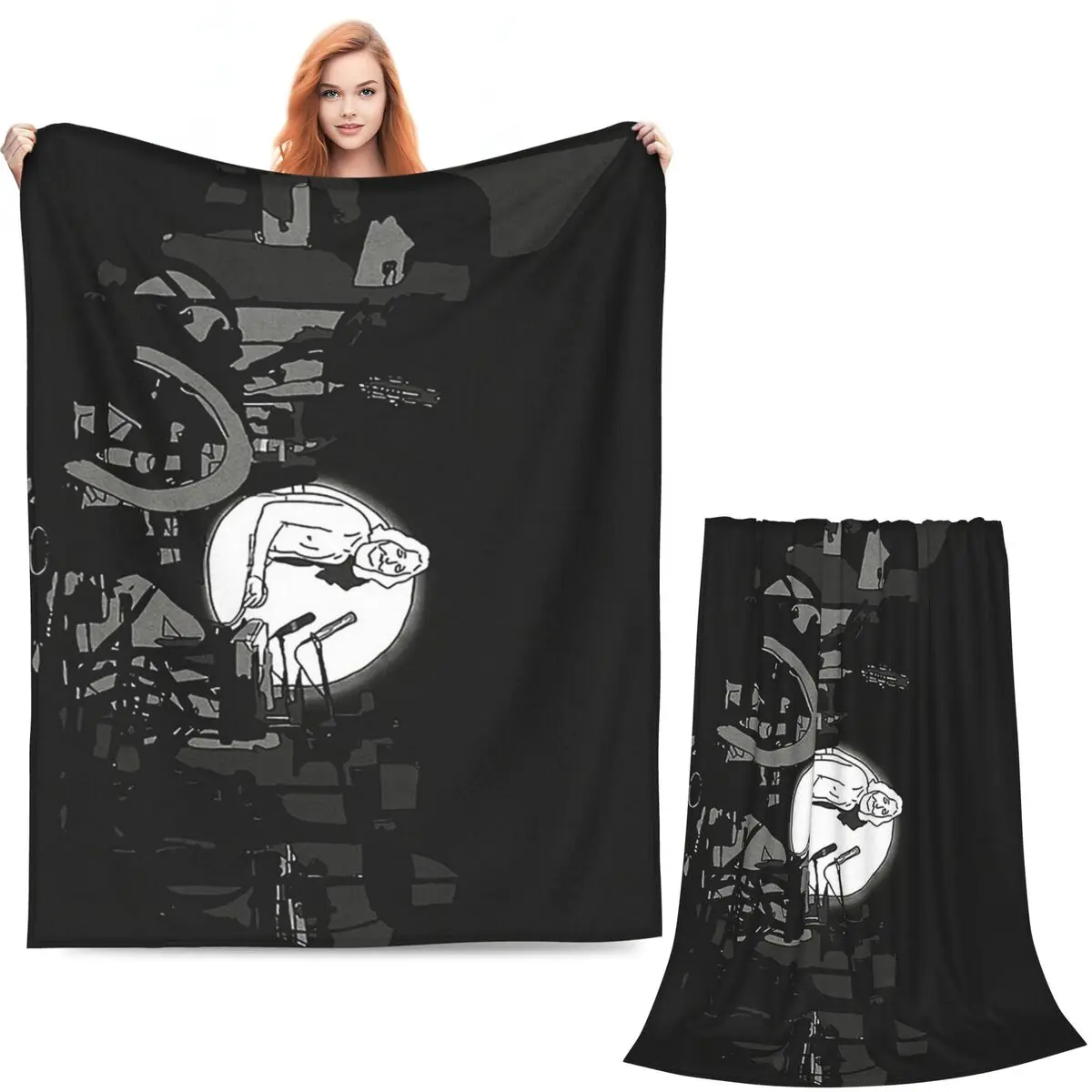 Bo Burnham Inside, Well Well Look Who's Inside Again Blankets Soft Warm Flannel Throw Blanket Bedding for Bed Travel Home Couch