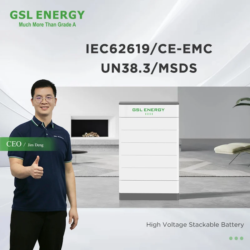 GSL ENERGY High Voltage 20kwh Lifepo4 Lithium Battery 11kw 15kwh 19kwh 23kwh 26kwh 30kwh Solar Energy System Stackable Battery