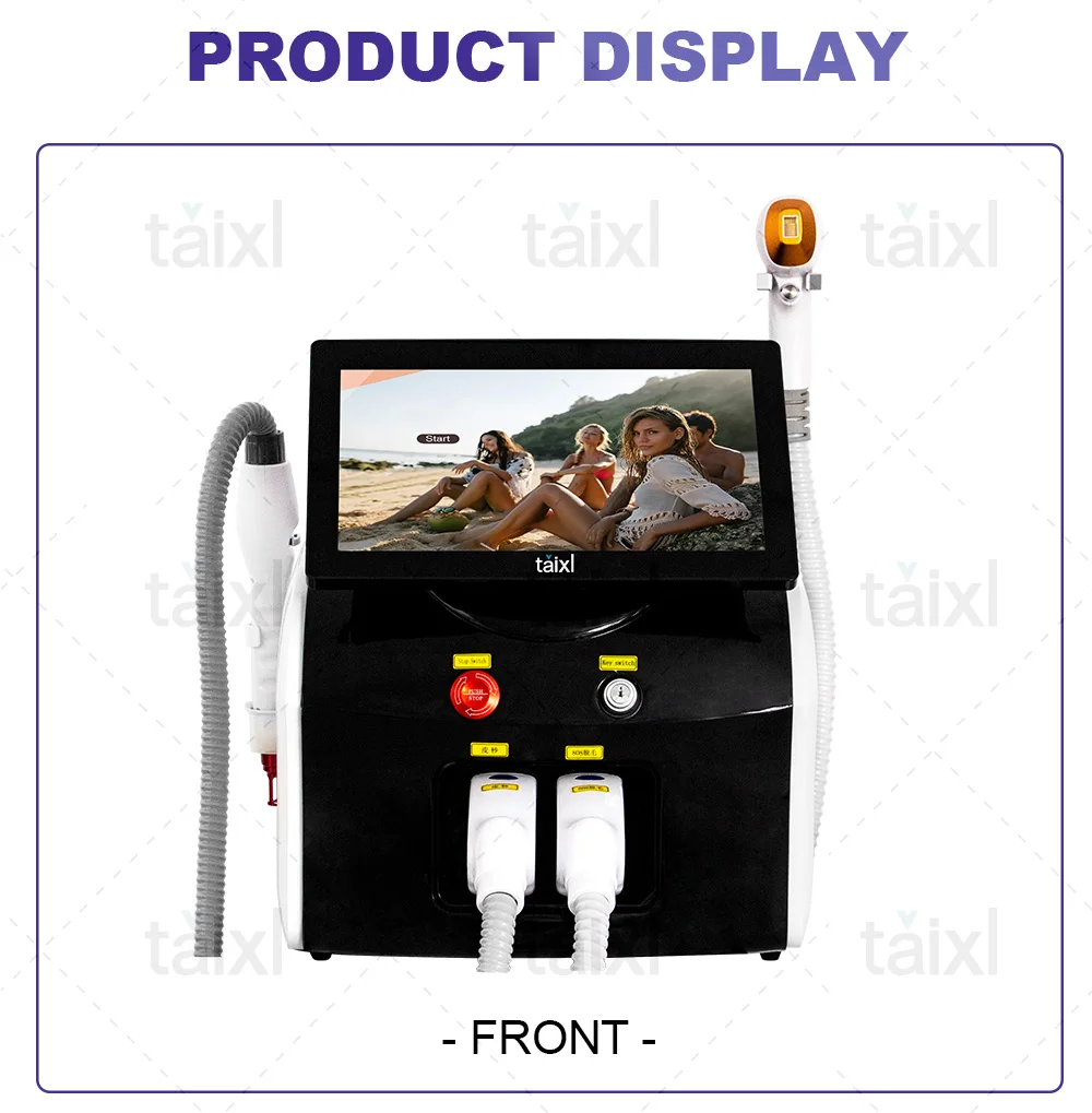 

3000W new beauty equipment Three wavelength 755nm 1064nm 808nm hair removal machine 808 diode laser Three ice platinum laser pai