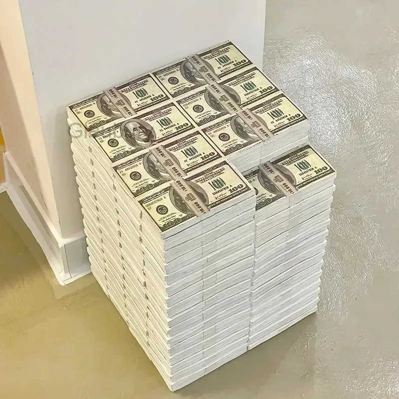 Dollar Stack Resin Stool for Living Room Entryway, Money Shoe Changing Bench with Cash Pattern, Stool for Home Decor Gift