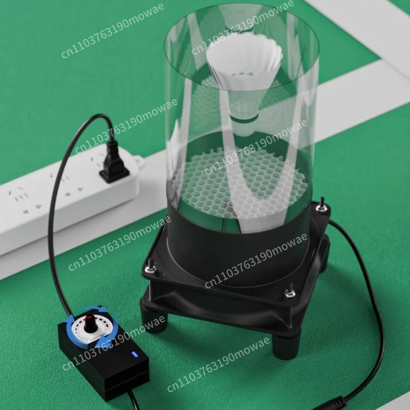 Plastic Badminton Wind Test Machine Adjustable Badminton Flight Testing Device Professional Ball Repair Tool Portable Ball Tools
