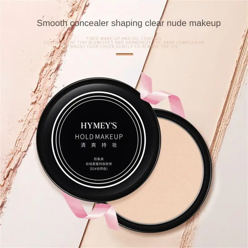 Pressed Powder Waterproof Long-lasting Full Coverage Face Compact Setting Powder Makeup Foundation Oil Control Cosmetics