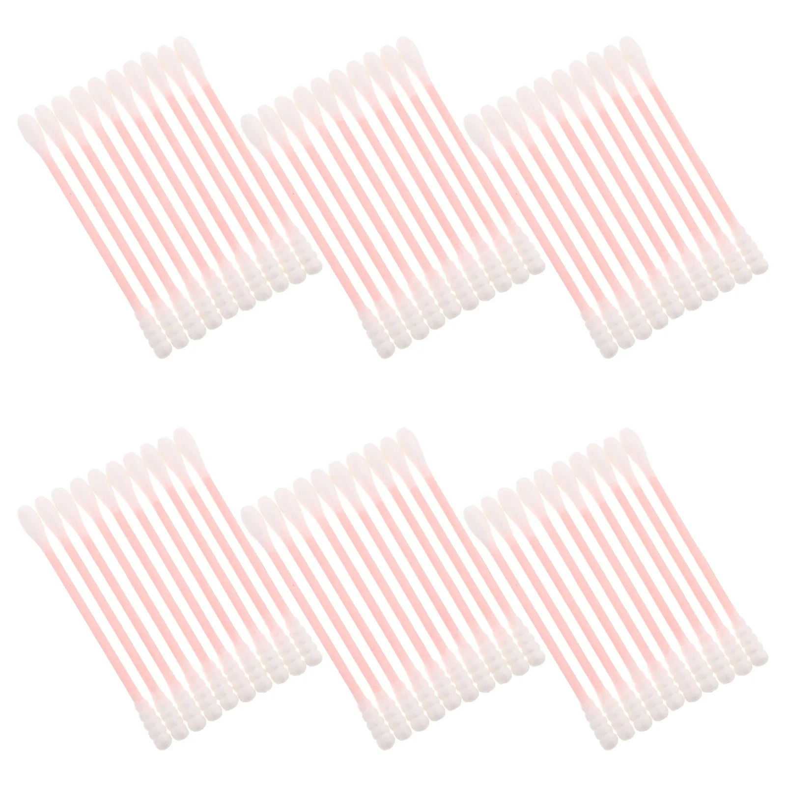 500 قطعة مسحات قطنية للمكياج تصميم حلزوني للتنظيف العميق للعيون والشفاه والبشرة الحساسة عصي قضيب صغيرة محمولة للاستعمال مرة واحدة