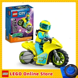 LEGO City Stuntz Cyber Stunt Bike 60358 Flywheel-Powered Motorbike Toy to Perform Jumps and Tricks Action Toys for Boys Girls