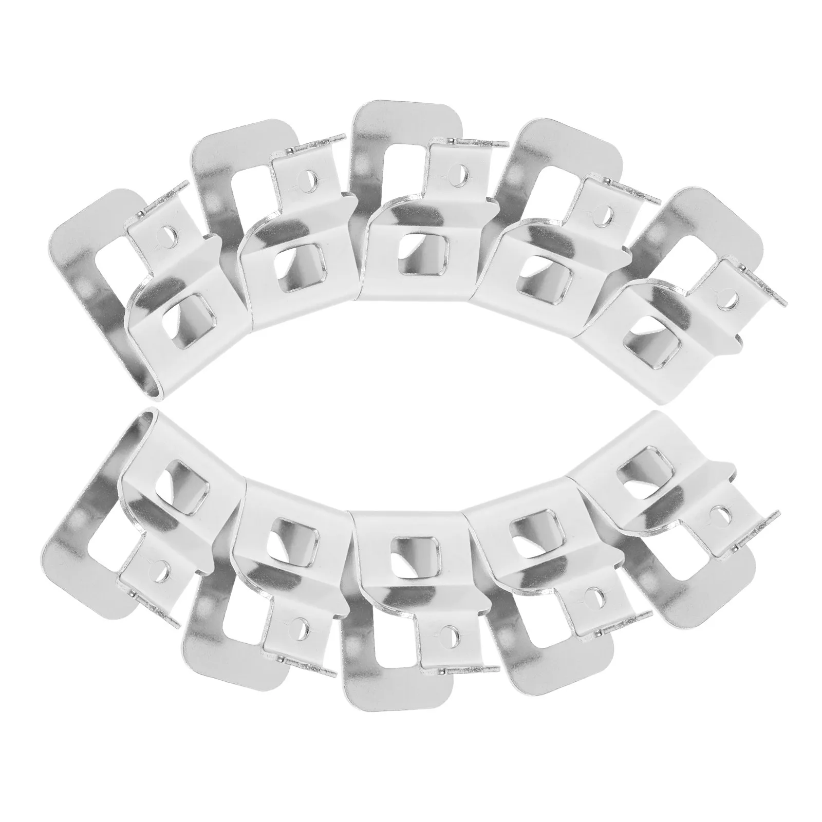 10Pcs Tool Belt Buckle Metal Drill Driver Hook Clip Screwdriver Wrench Holder Heavy Duty Construction Tool Replacement Belt Clip