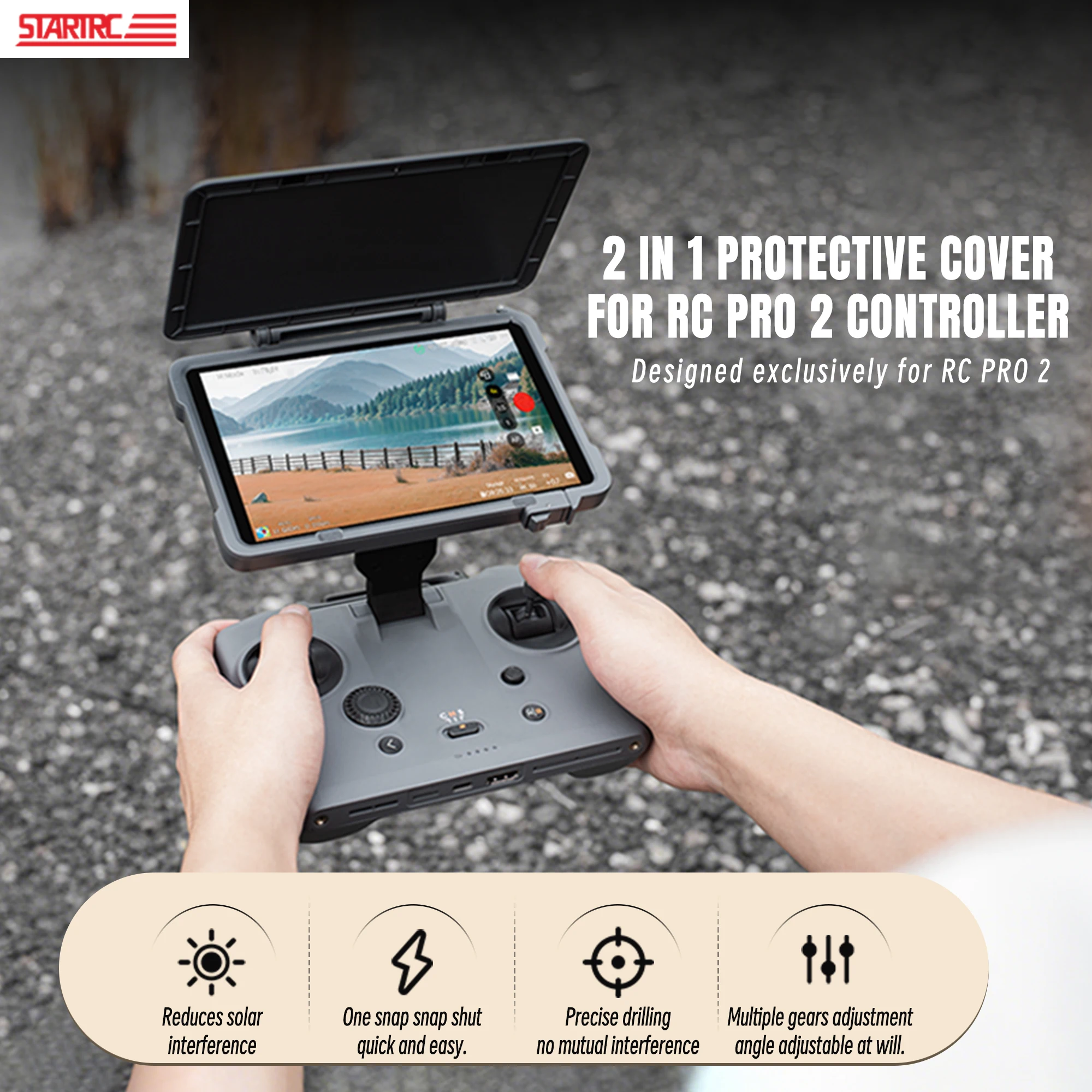 Drone Sun Shade - 2 In 1 Koruyucu Kapak için