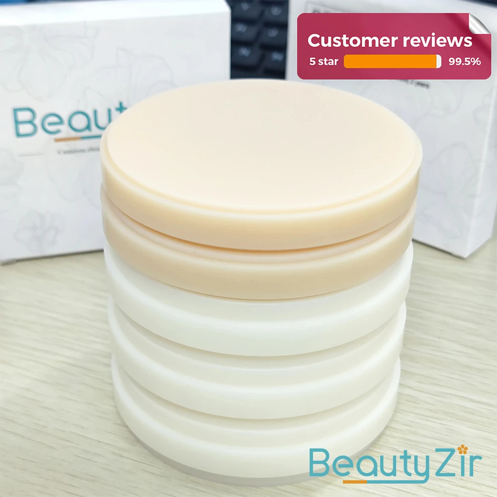 

Beautyzir Preshade Monochrome PMMA 98mm Open System Temporary Crown Bridge Dentist Disc CADCAM Milling Blank for Dental