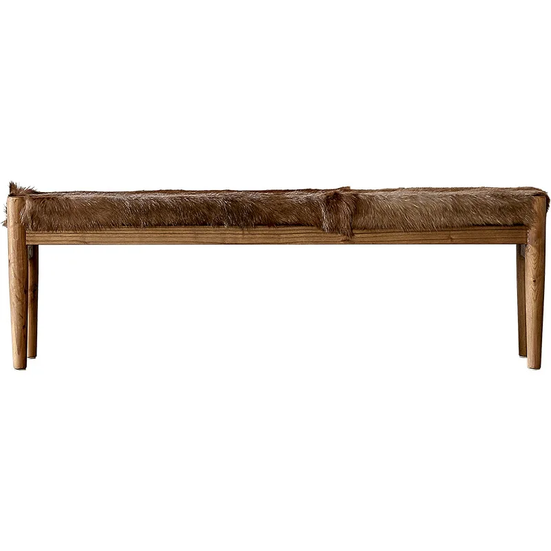 

Mao integrated bench retro solid wood bench, entrance stool, bed end stool in B & B