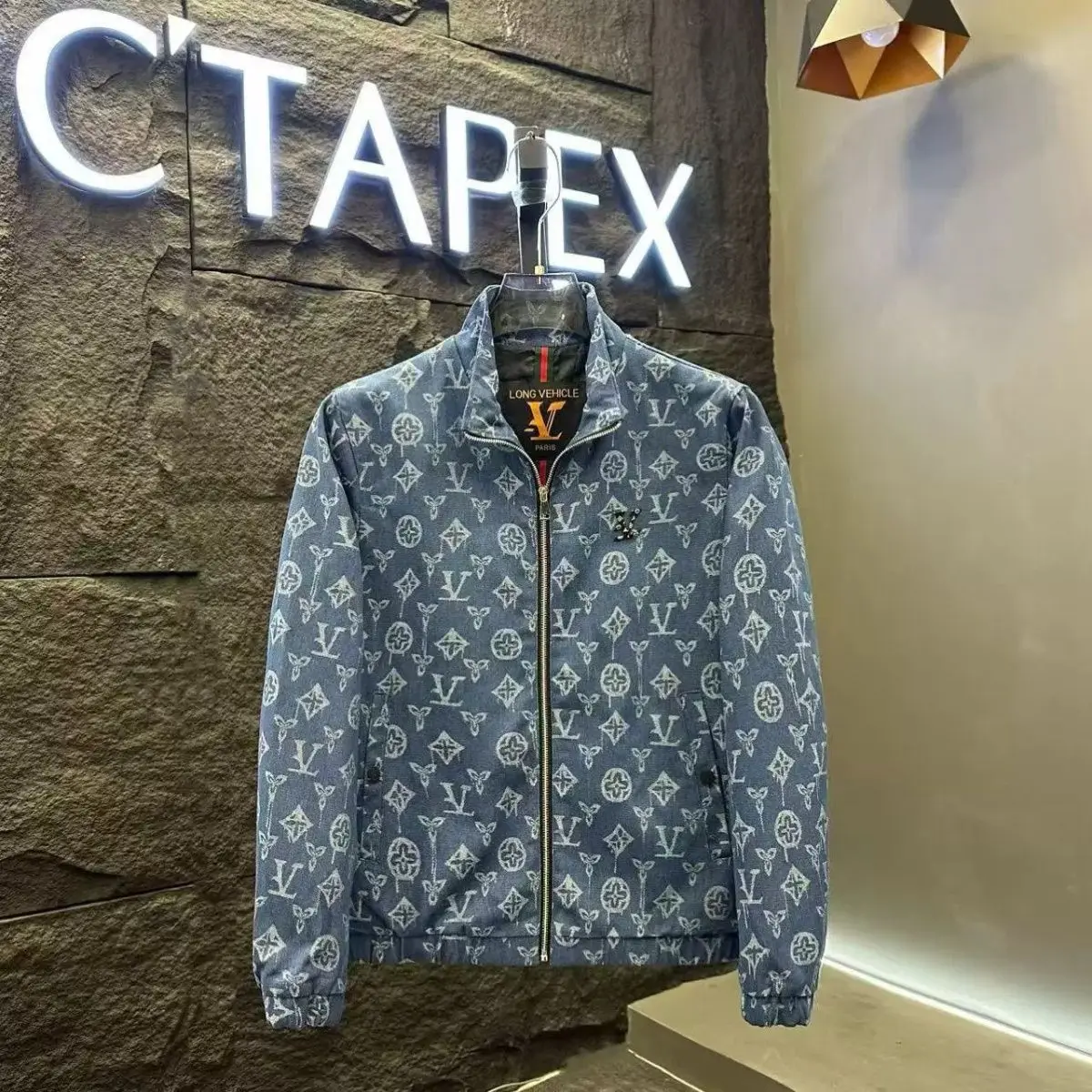 

2025 spring new stand-up collar jacket thin top men's fashion versatile jacket