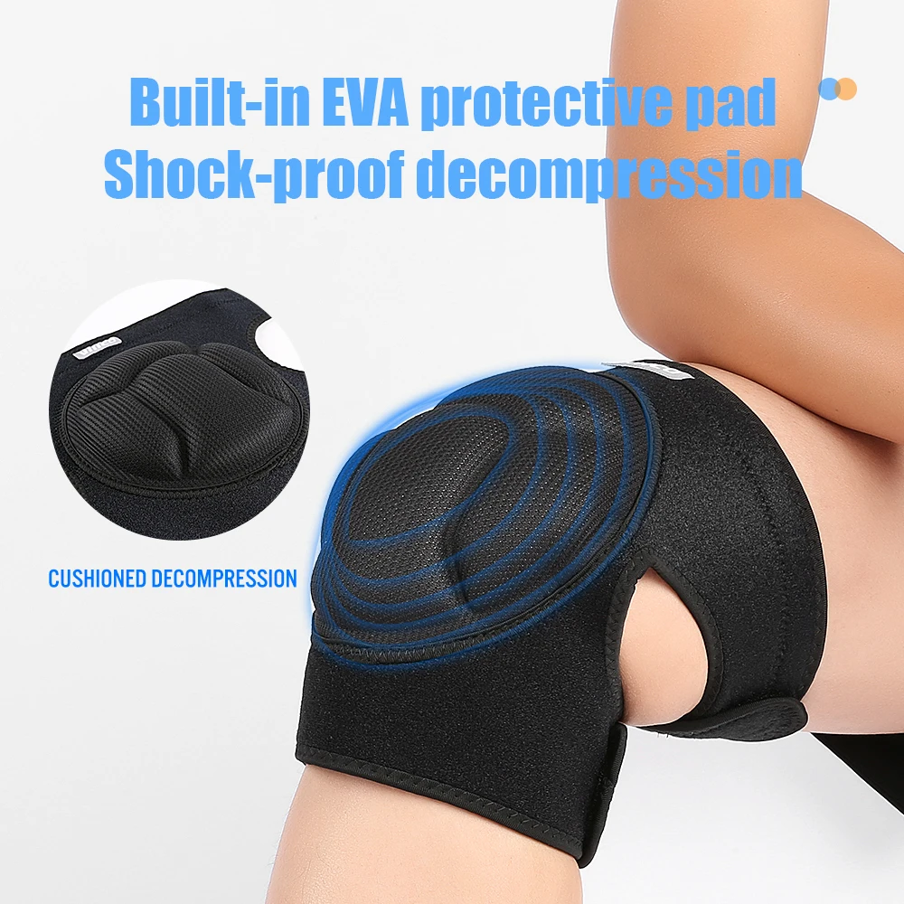 Vilico Collision Knee Pads Fitness Basketball Running Cycling Sports Knee Protection Anti Slip Outer Shell Thickened Knee Pads