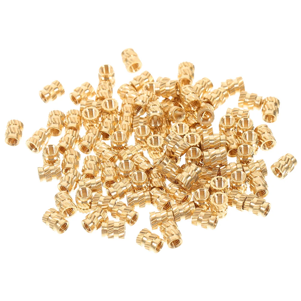 100 قطعة مجموعة الحرارة إدراج الموضوع مخرش الجوز تضمين المكسرات طابعات ثلاثية الأبعاد زلة المقاومة مادة النحاس مجموعة الحرارة إدراج