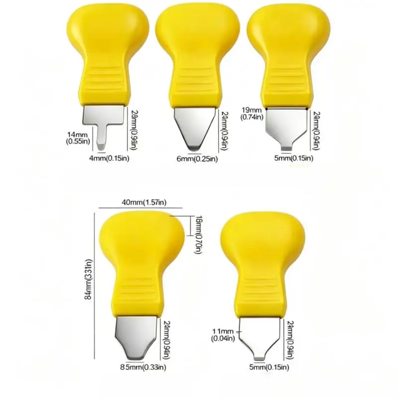 1Set 5PCS Spudger Pry Watch Case Opener Watch Pry Case Opener Back Cover Remover For Nut Hard Shell Wathes Repair Tool